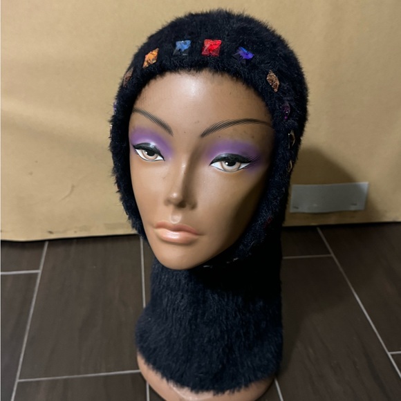Jocelyn x Terez Bejeweled Balaclava - Black & Multicolor - Picture 2 of 4